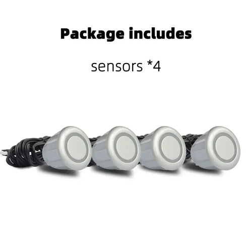 Kit 4 Sensori a Ultrasuoni da 22mm per Parcheggio e Retromarcia – Sicurezza Auto Avanzata”