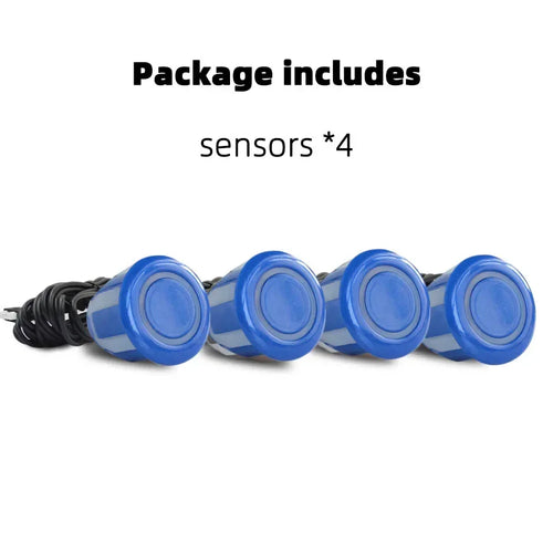Kit 4 Sensori a Ultrasuoni da 22mm per Parcheggio e Retromarcia – Sicurezza Auto Avanzata”