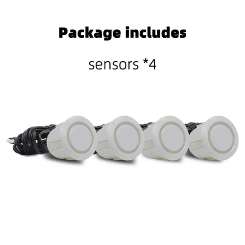 Kit 4 Sensori a Ultrasuoni da 22mm per Parcheggio e Retromarcia – Sicurezza Auto Avanzata”