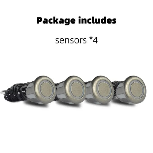 Kit 4 Sensori a Ultrasuoni da 22mm per Parcheggio e Retromarcia – Sicurezza Auto Avanzata”