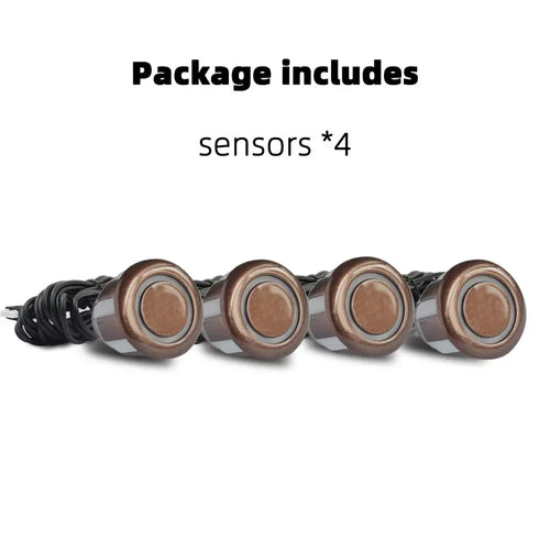 Kit 4 Sensori a Ultrasuoni da 22mm per Parcheggio e Retromarcia – Sicurezza Auto Avanzata”